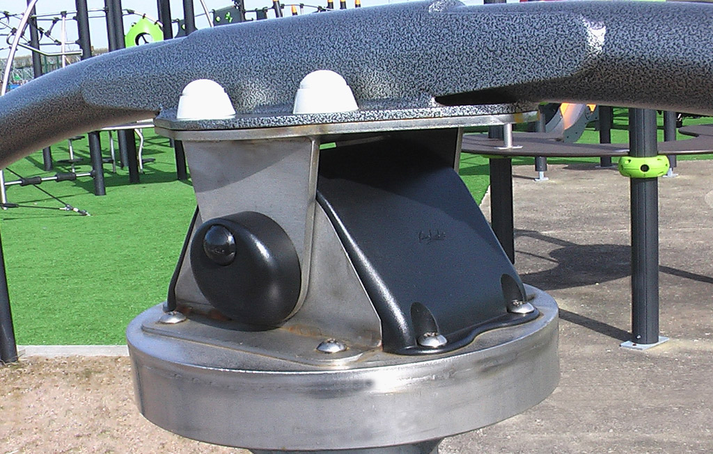 De kunststof onderdelen