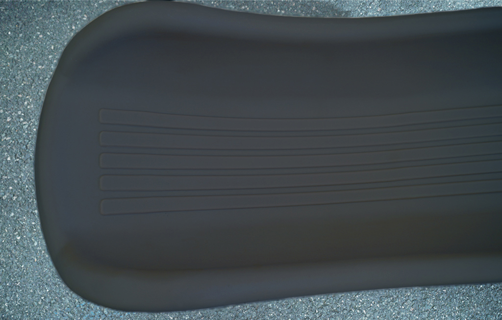 De glijgoten van de glijbanen