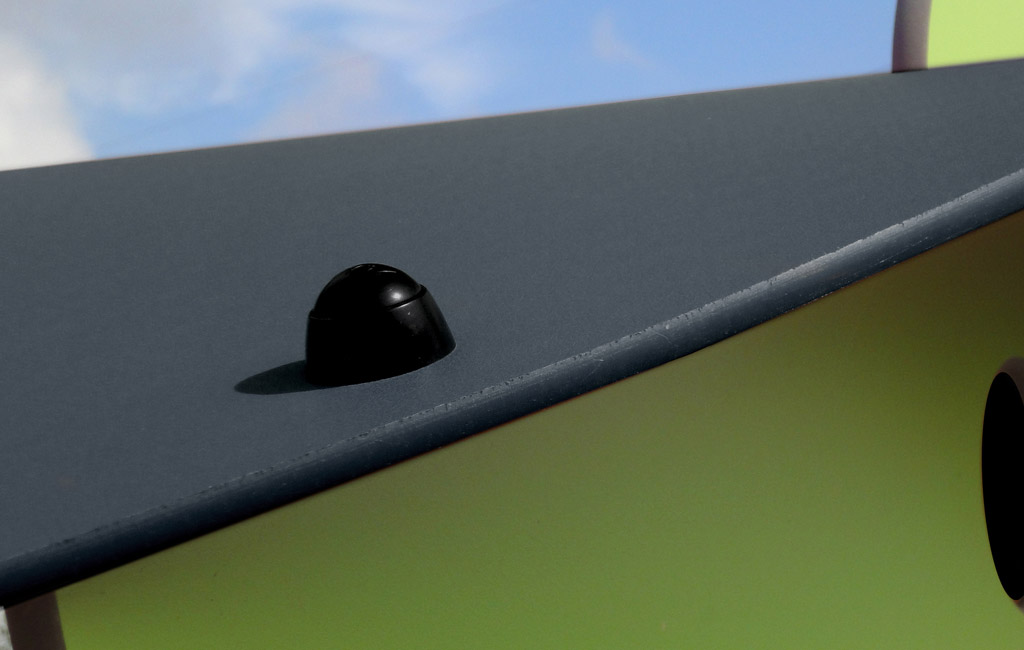 Het dak van het 1.17 meter hoge platform