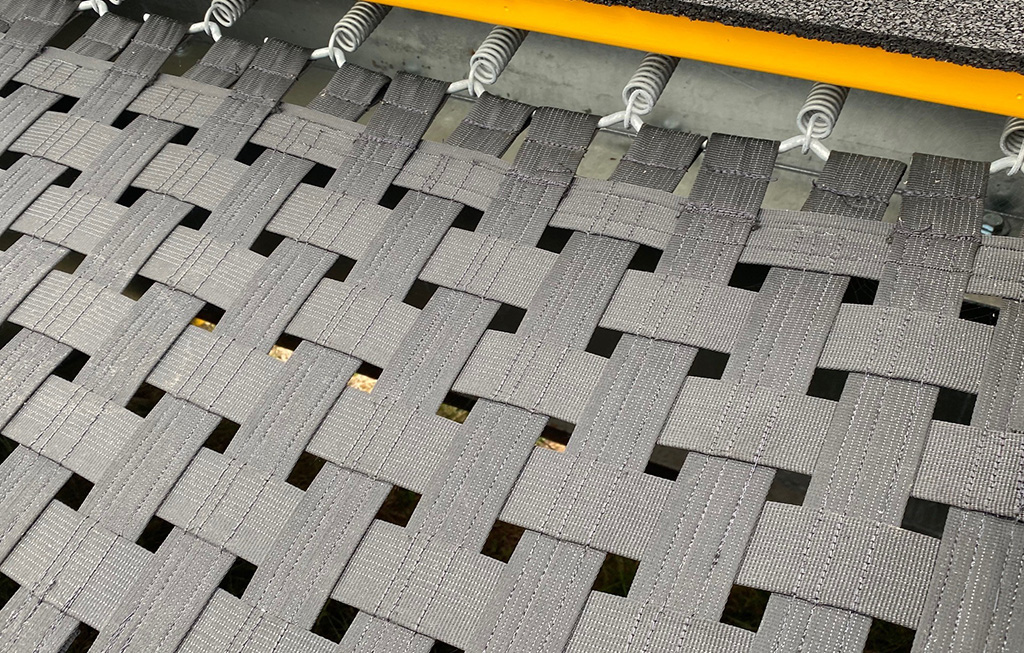 Het trampoline oppervlak