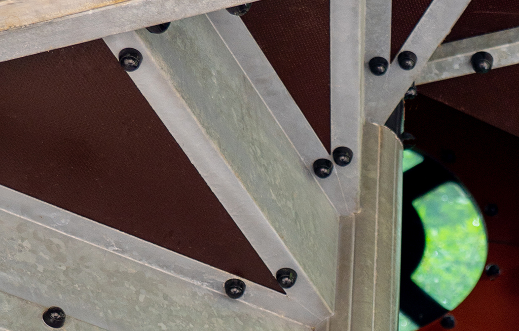 De structuur van de trap