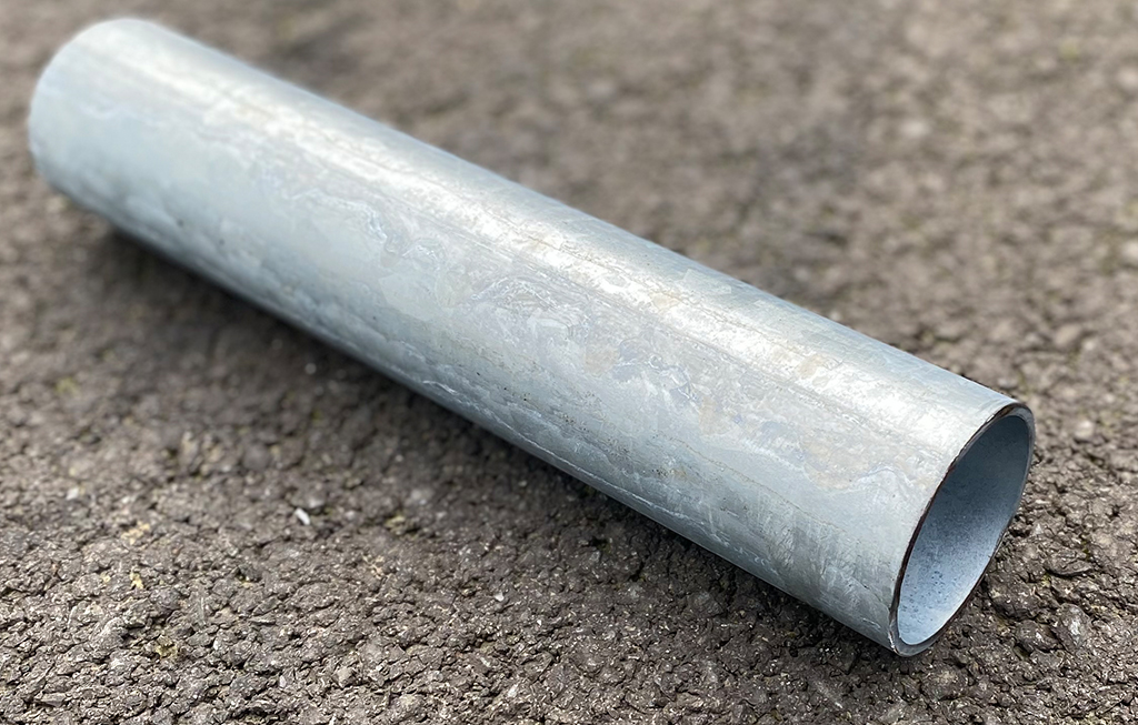 De palen met een diameter van 60 mm