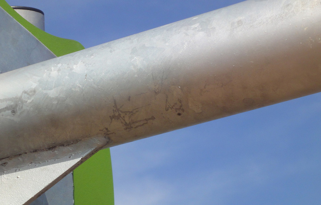 De horizontale balken