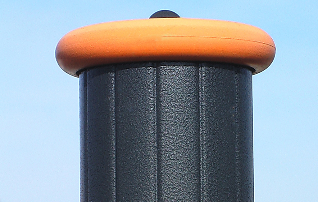 De 125mm diameter palen