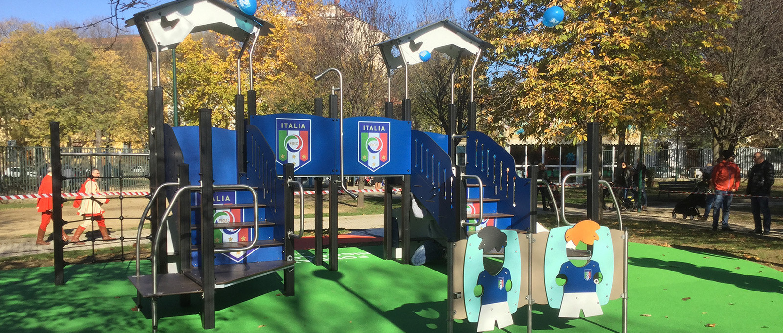Een inclusieve speeltuin op maat met voetbal als thema (Firenze – Italië)
