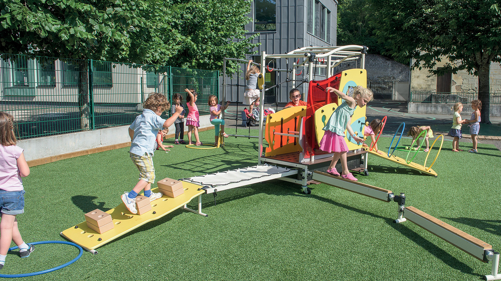 GymLudic®-parcours en balans parcoursen