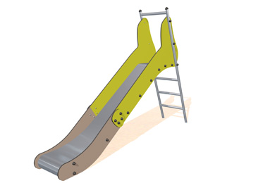 Glijbaan groen