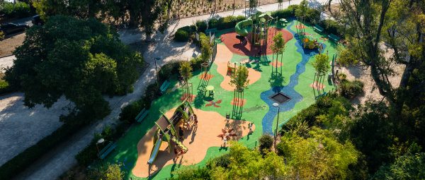 De inrichting van het terrein