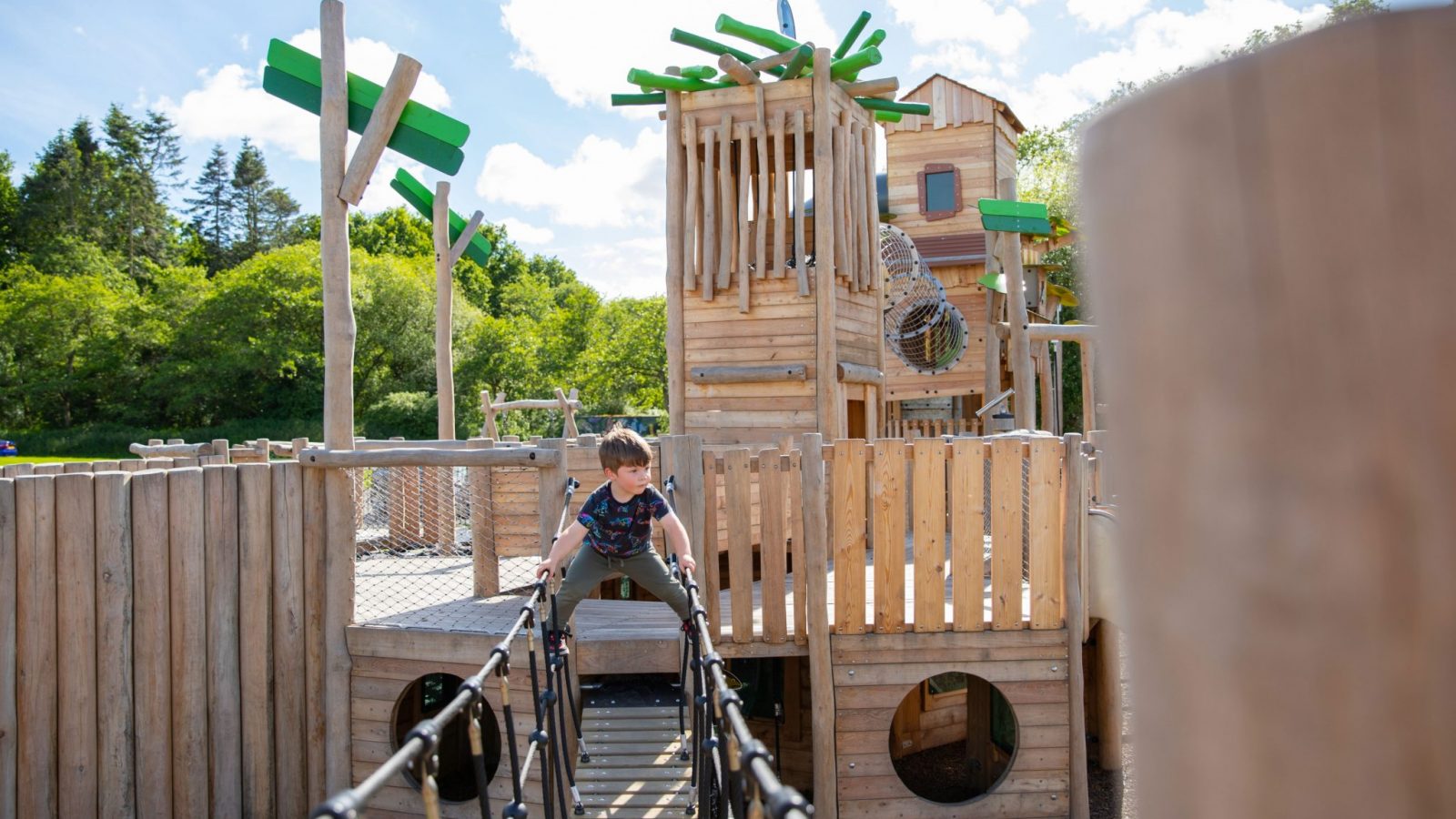 Duurzaam natuurlijk houten speeltoestellen