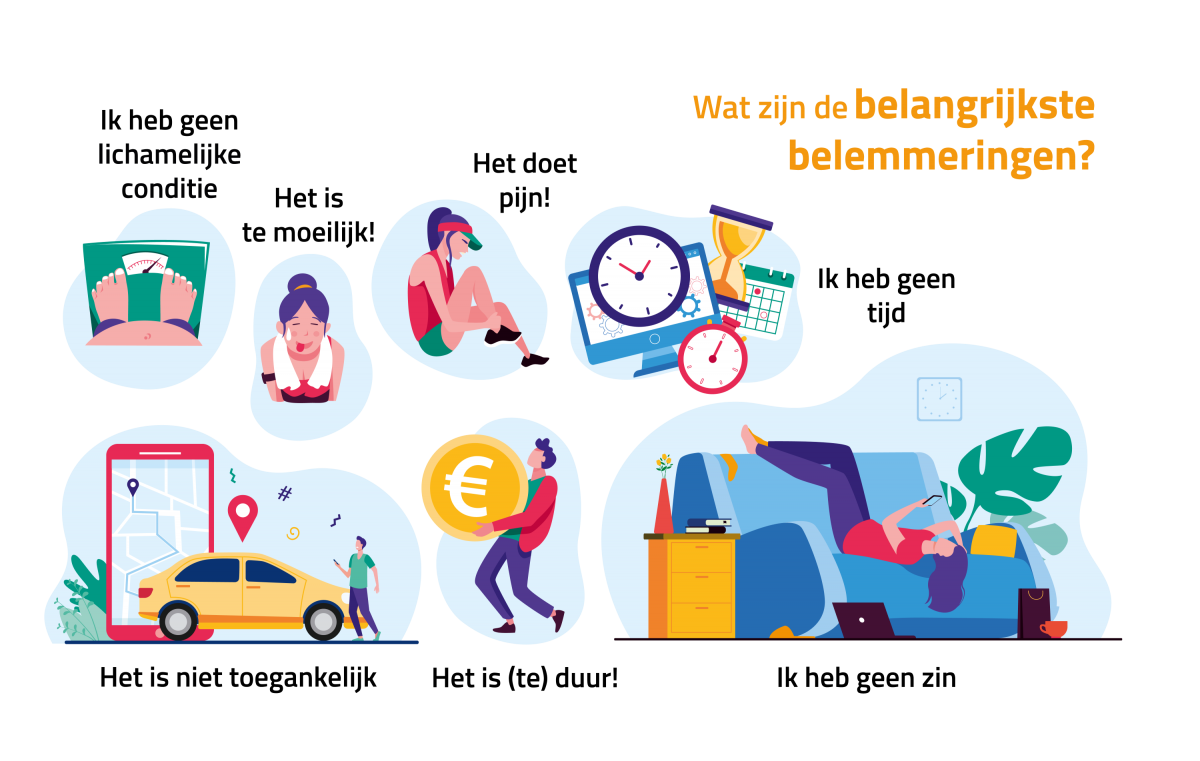 Redenen waarom mensen niet sporten