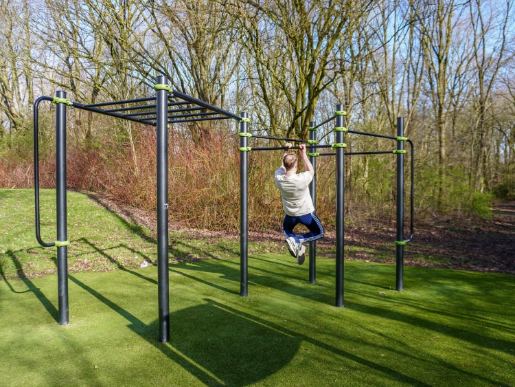 Outdoor fitnesstoestellen voor de openbare ruimte