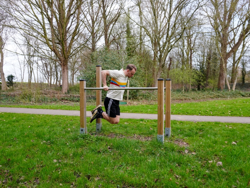Brug met gelijke leggers