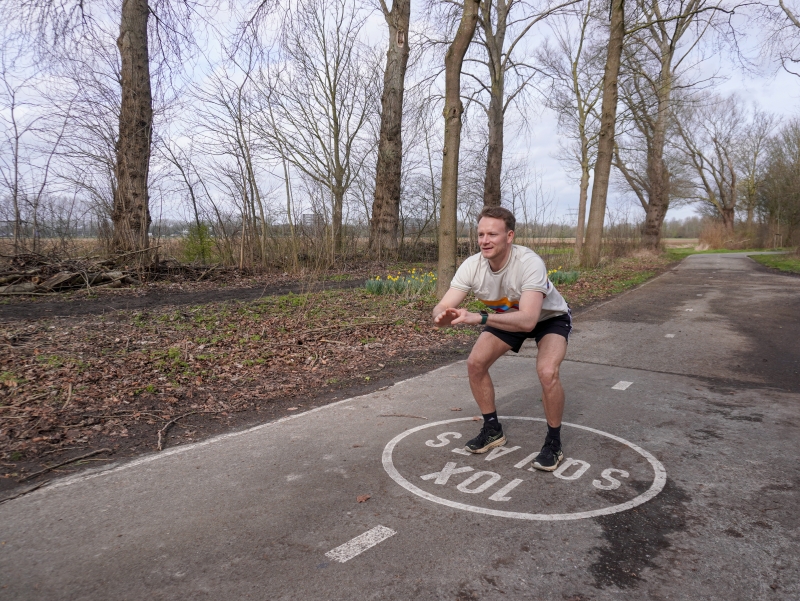 pleinplakker 10x squat in Reyerparc in Ridderkerk